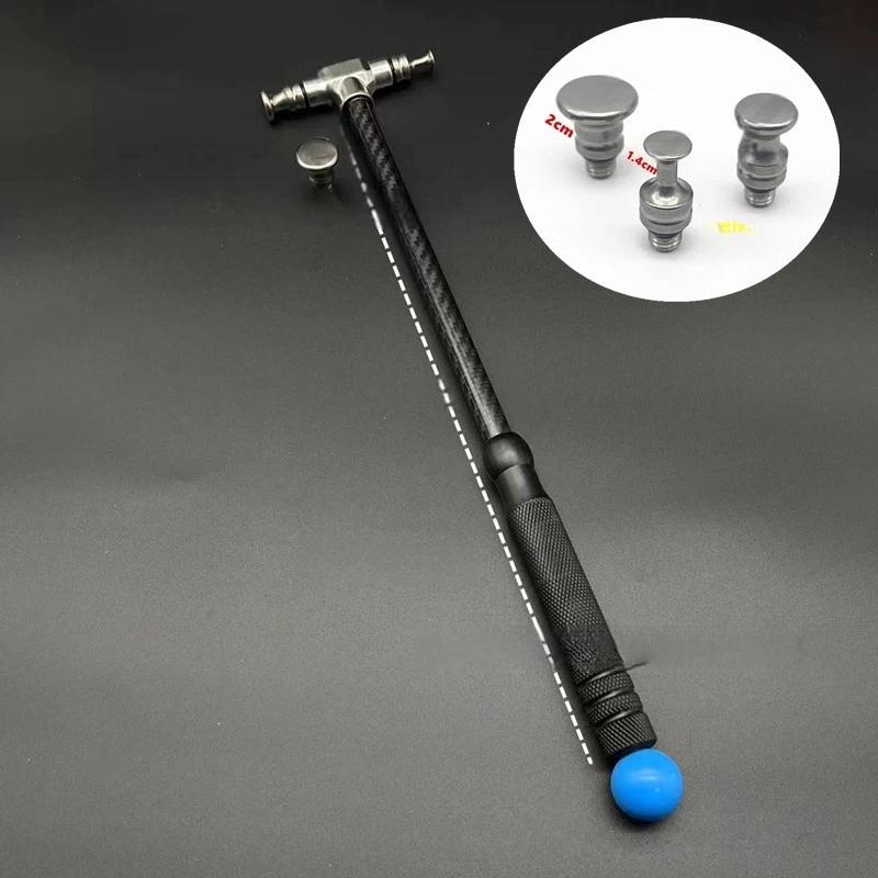 Replaceable Head Car Dent Repair Hammer Percussion Leveling Tool for Traceless Auto Body Dent Removal