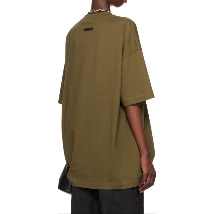 Fear of God Essentials Jersey Crewneck Tee 'Olive' Men's 125BT244194F