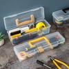 1/7pcs Tool Parts Storage Box , Multi-Compartment Transparent Organizer for Home Use, Portable Sorting Box for Screws, Wrenches