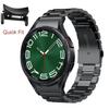 Řemínek z nerezové oceli bez mezer, rychloupínací, pro Samsung Galaxy Watch 6 Classic 43 47 mm, pro Galaxy 6 5 4 44 40 mm 5 Pro 45 mm