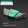 Ratchet Dual-Ended Wrench Set with Flower Opening for Labor-Saving Quick Fastening - Automatic Repair Tool