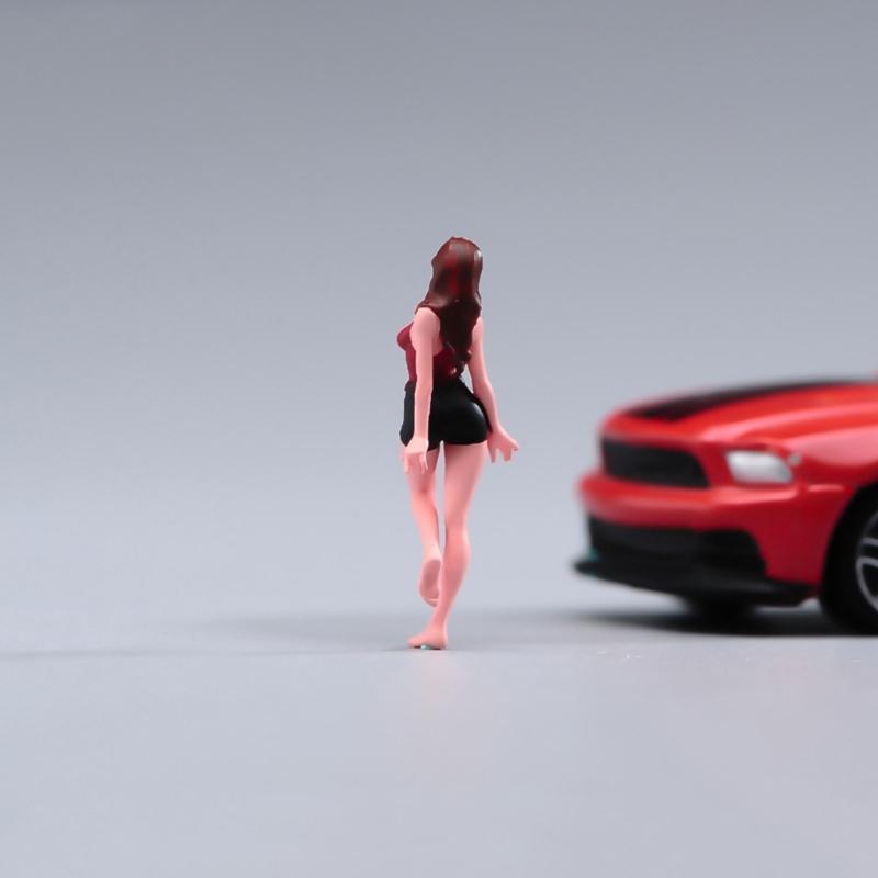 1/64 Scale Miniature Scene Model Handcrafted Exquisites Resins People Scene Figure For Home Decoration And Display