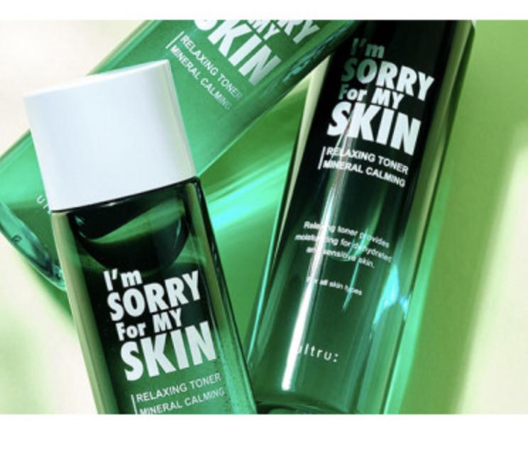 I'M SORRY For MY SKIN Relaxing Toner Soothing Hydrating 200ml Facial Care