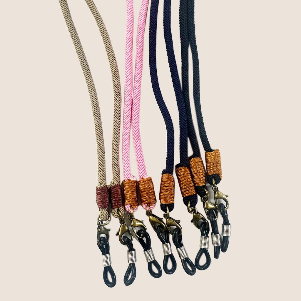 Hand-Woven Adjustable Children's Mask & Eyeglass Lanyard - Korean Style