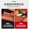 For Wey Lanshan 2025 Center Console Storage Box Organizer Tray - Premium Leather Drop-in Secondary Compartment Divider