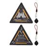 LED Outdoor Mini Direction Light with 4 Lighting Modes Camping Backpack Light Adjustable Brightness Waterproof for Night Cycling