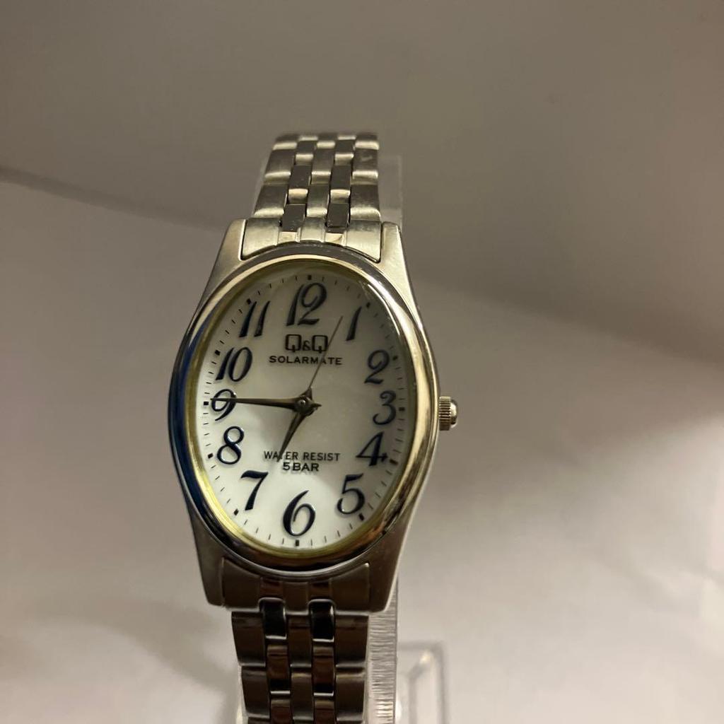 Used Q&Q SOLARMATE Ladies Solar Watch Analog Quartz