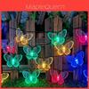 Butterfly String Lights Outdoor Garden Decor With Led Lanterns For Patio And Yard Festivities