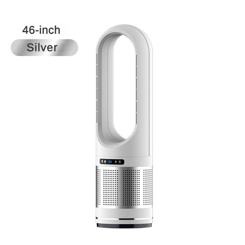 40W Silent Bladeless Fan Desktop Negative Ion Electric Fan Household Floor To Ceiling Air Conditioning Fan 15*15*60cm