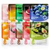 10 Stück Früchte Gesichtsmasken für Gesicht Hautpflege Feuchtigkeitsspendend Aufhellend Hydrierend Straffend Gesichtsmaske Schönheit Gesicht Hautpflege Produkte