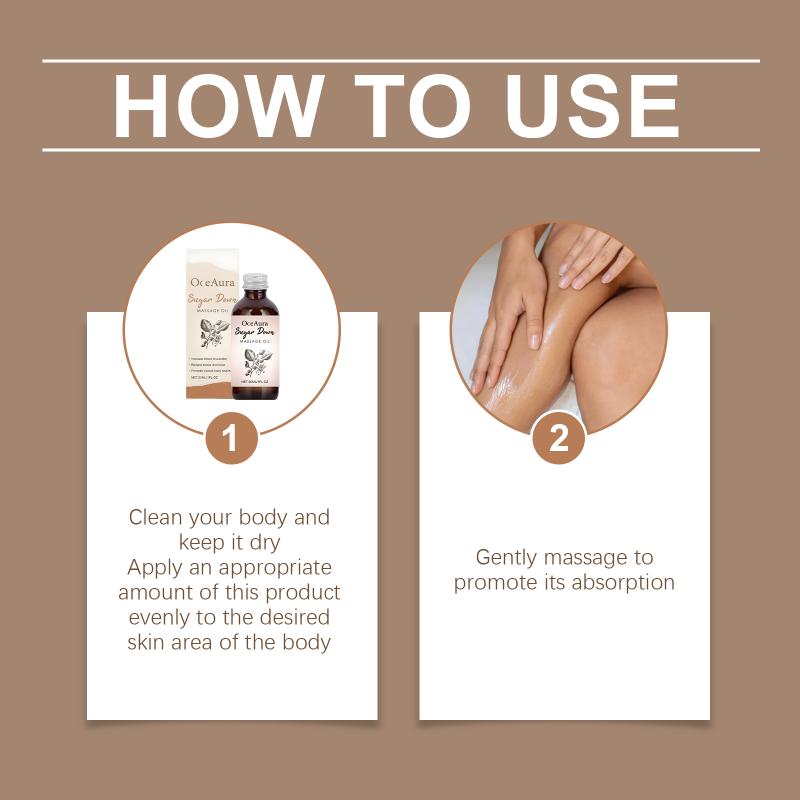 Oceaura Deeply Nourishes Body Care Massage Oil Improves Dryness Of The Skin Fragrant Soothing Moisturizing Glossy Texture