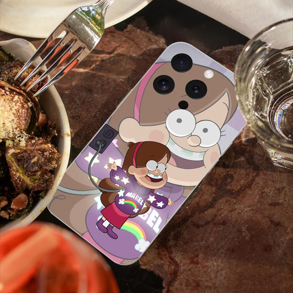 Gravity Falls Comic Anime Phone Case For Iphone 16 15 11 13 14 Pro Max 7 8 Plus X Xr Xs Max Se2020 12mini Transparent Cover
