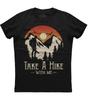 Wandere mit mir Vintage Abenteuer Wander T-Shirt Sommer Baumwolle Rundhals Kurzarm Herren T-Shirt Neu S3XL