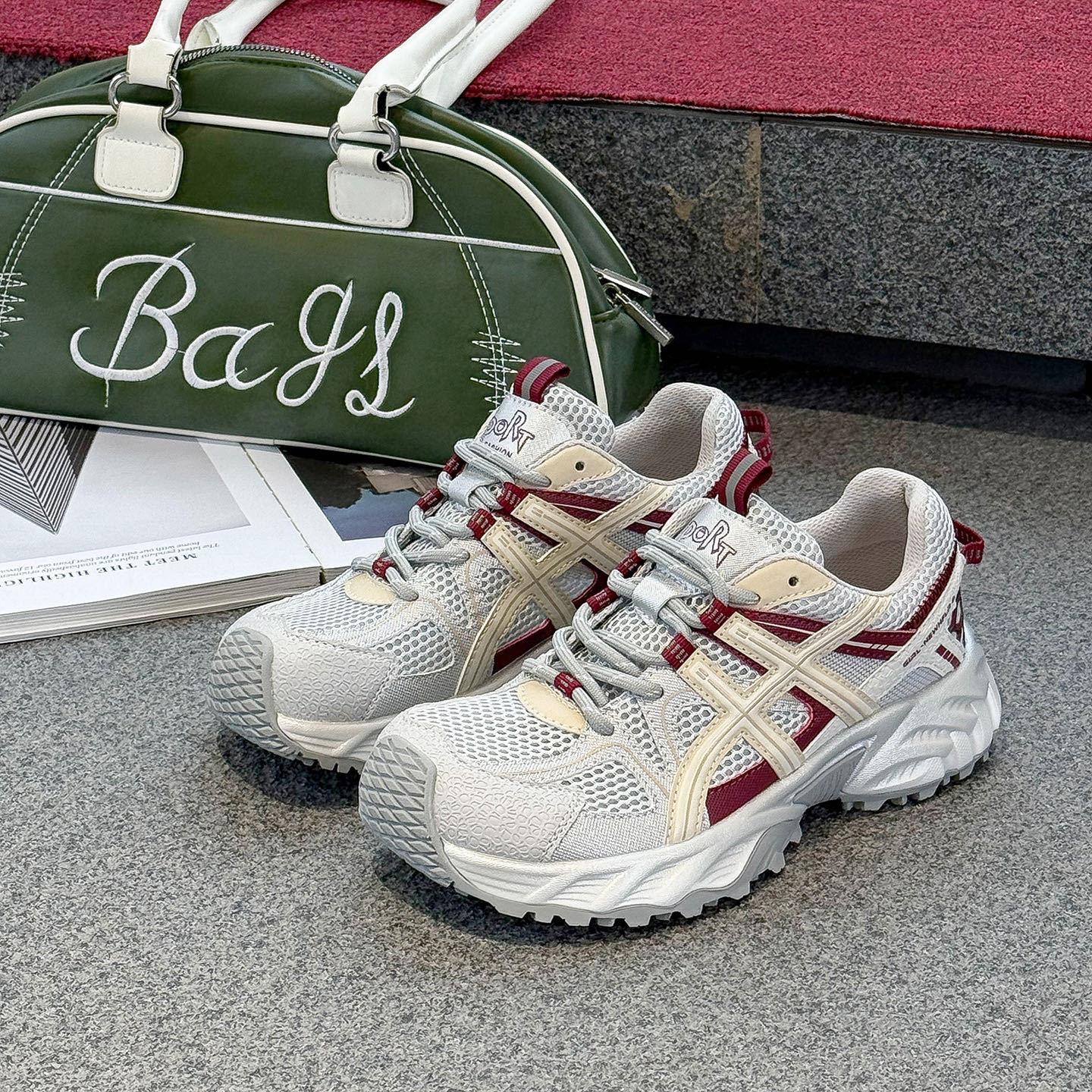 

Папины кроссовки сетчатая платформа маффин волнистая подошва белые кроссовки повседневная обувь спортивная обувь кроссовки для бега женская обувь 40