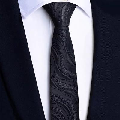 6.5cm Narrow Version of The Three-dimensional Pattern Tie Men and Women Casual Formal Business Hand-typed Section of The Shirt Suit