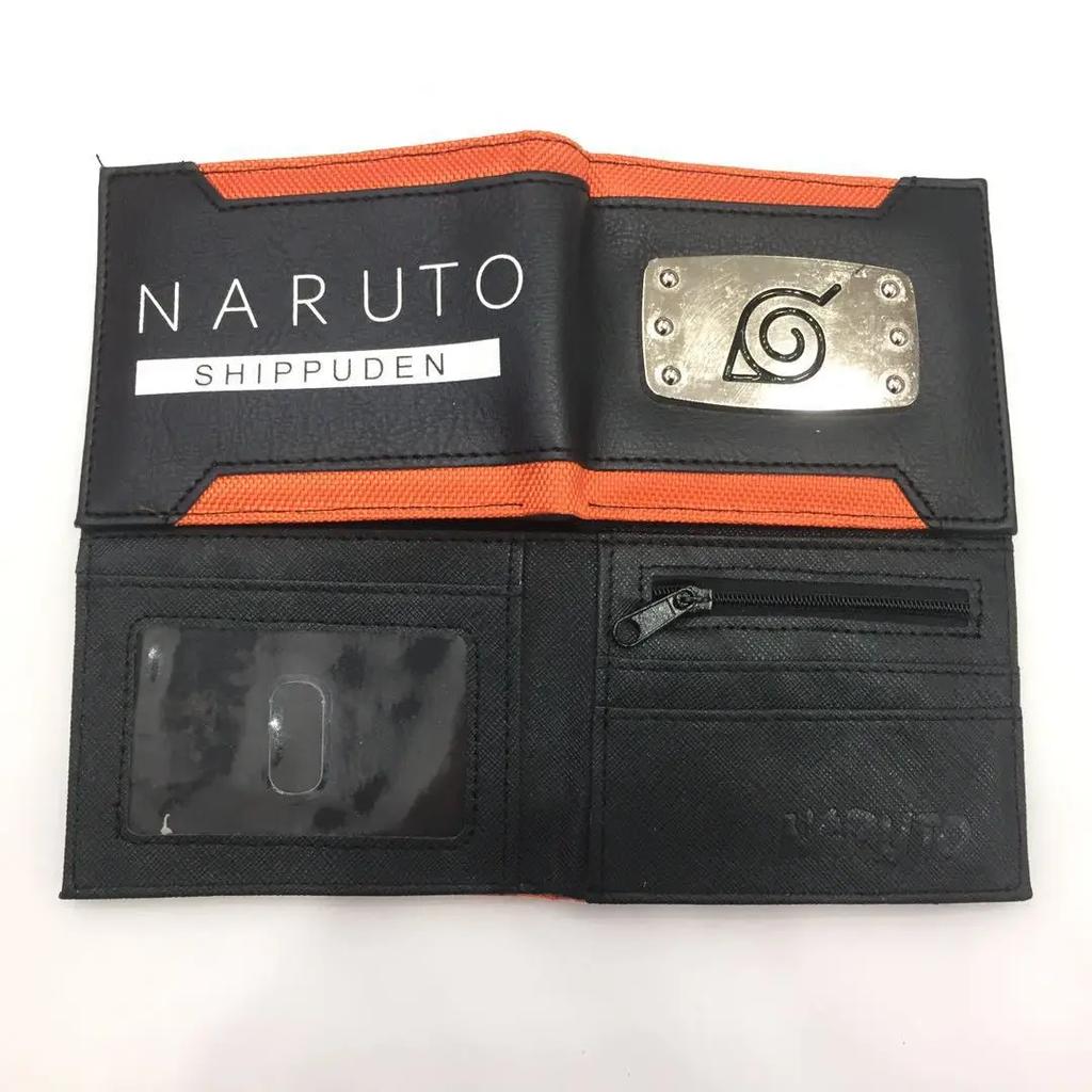 Anime Naruto Silicone Women Men Coin Purse Bank ID Card Holder Premium Card Clip Bag Cartoons Cosplay Short Wallets Toys Gifts