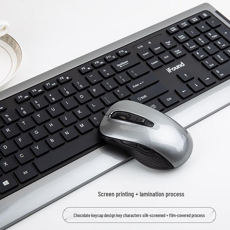 iFound W6266 Wireless Keyboard and Mouse Combo