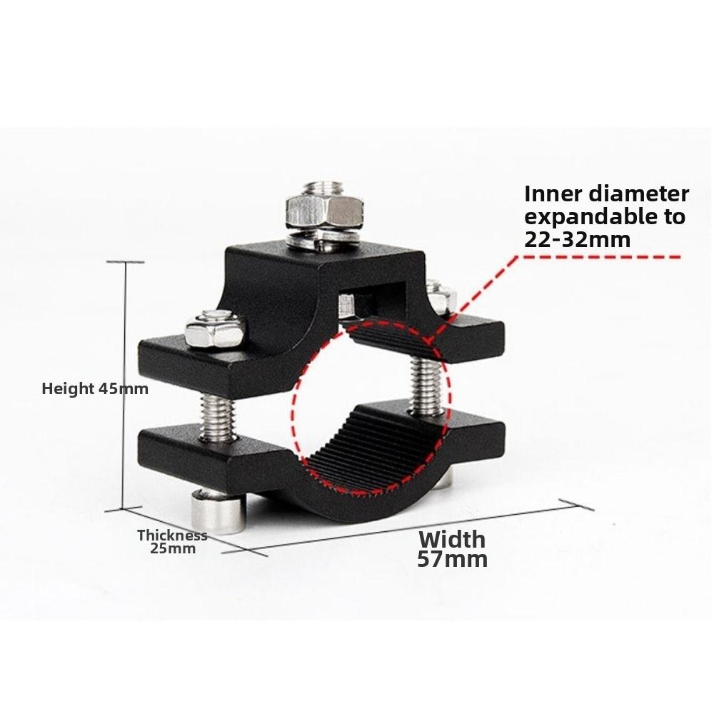 Universal Guard Bumper Adjustable Pipe Clamp New Motorcycle LED Light Mounting Bracket