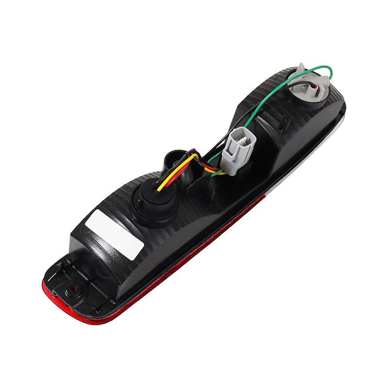 For Mitsubishi Pajero Montero V73 V75 V77 2003-2007 Car Rear Bumper Light Tail Signal Warning Reflector Lamp Red Lens With Bulbs