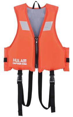 Captain Stag Floating Vest with Reflective Tape, Children's, Ages 4-10, Red, HULA US-3012