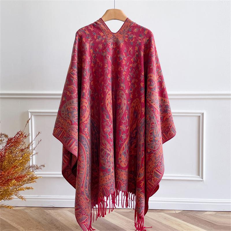 Luxury Paisley Print Square Scarf Vintage Imitation Silk Shawl Scarf Women Windproof Outdoor Head Wrap Poncho Stoles 130*150cm