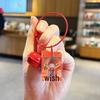 Acrylic Double-Sided Exam Blessing Keychain - Cute Cartoon Charm for Gaokao & Zhongkao