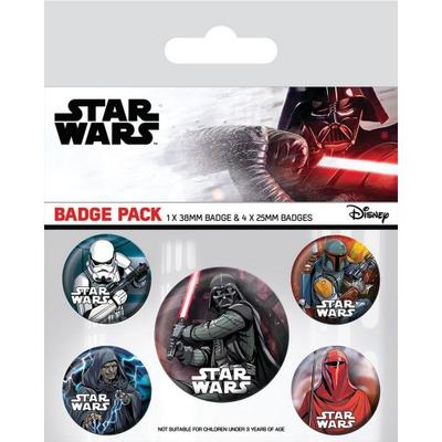 Dark Side Badge Set (Pack of 5)