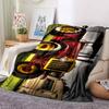 1Pc Vintage Tractor Reflection Blanket Soft And Comfortable Casual Warm Camping Travel Christmas Halloween Xmas Gift M928375