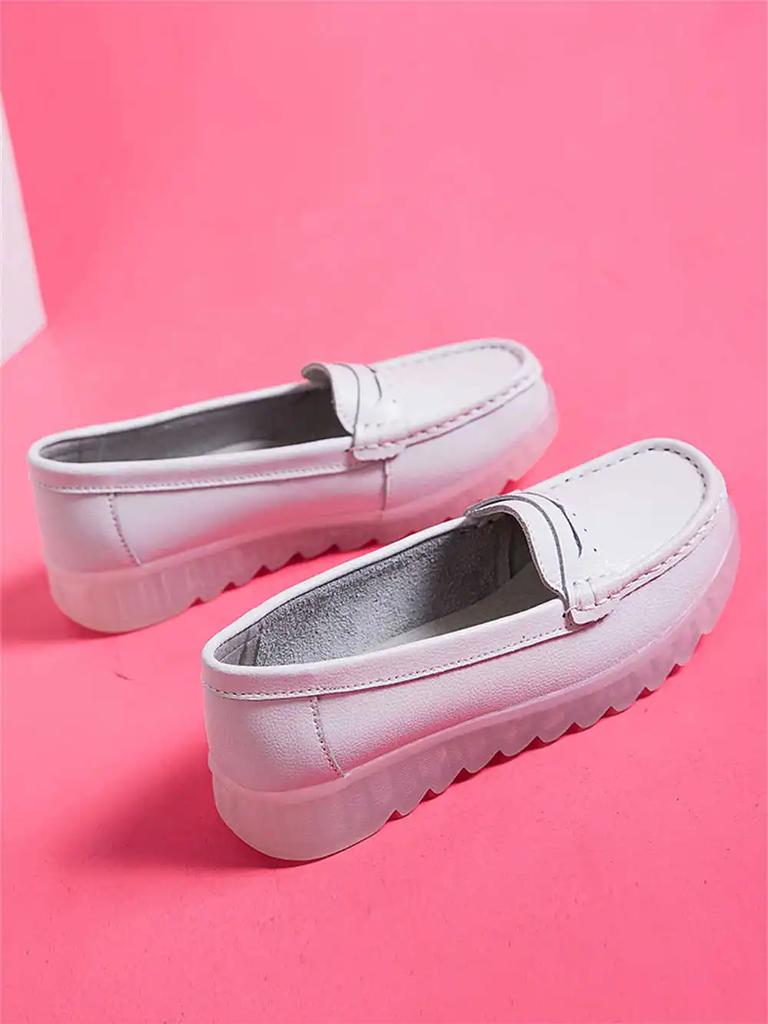Hospital Clinical Vulcanized Sneakers For Women Woven Luxury Shoes For Women Mocasin Sports Popular League Loafers Beskete