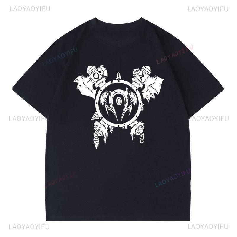 Gamer Clothes World Of Warcraft T Shirt Unisex Top Murloc Park Cotton Shirts Polyester Material Cheap Unisex Shirt Oneck Streetwear