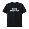Hate Survivor T Shirt Official Drake Music Video 8AM IN CHAROLETTE Cool  Vintage Washed Soft Breathable Designer Clothes