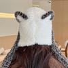 Winter Bear Ear Hat for Teens Keep Warm Protecting Ear Hat Windproof Outdoor