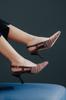 Women's Fashion Style Special Design Linen High Heel Shoes