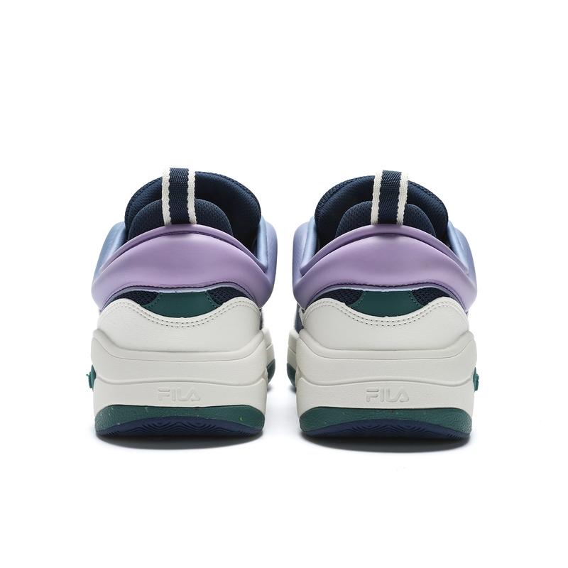 Fila Mix 2 Thick Sole Height Increasing Trendy Shock Absorbing Wear Resistant Low Top Skate Shoes Men Sneaker Sky-Blue Cream F12M432208FBG