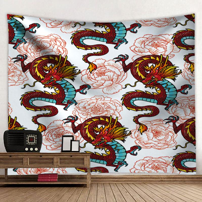 Chinese Dragon Totem Tapestry Wall Hanging Wall Art Decoration Bedroom Wall Tapestry