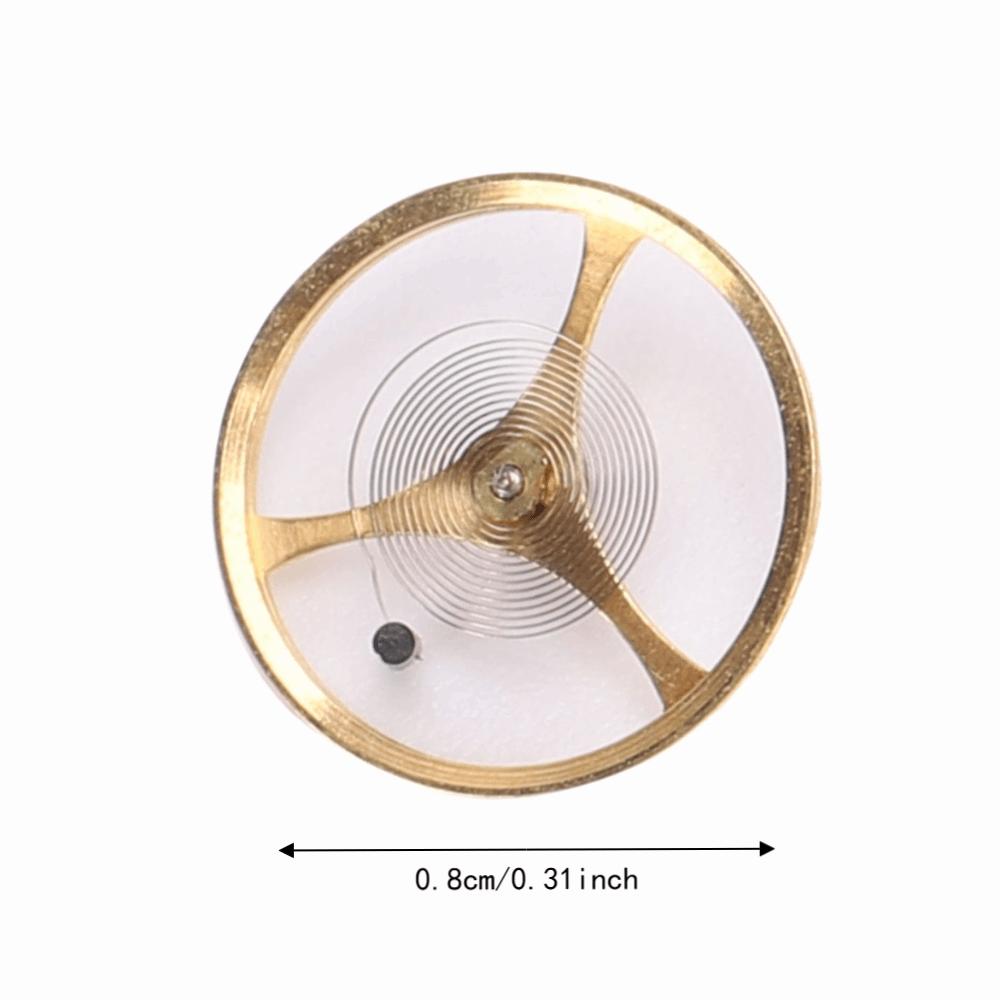Diameter 0.8cm Balance Wheel Alloy Replacement Balance Wheel Watch Movement Replacement