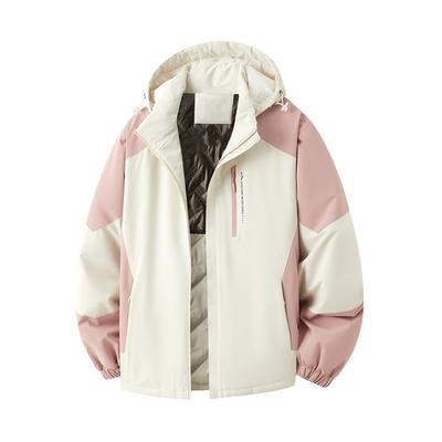 Veste d'hiver hommes et femmes identique coupe-vent, imperméable et anti-salissure combinaison d'alpinisme vêtements matelassés coton couple