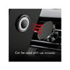 Round Foldable Zinc Alloy Phone Ring Holder 360 ° 1 Rotating Magnetic Lazy Stand