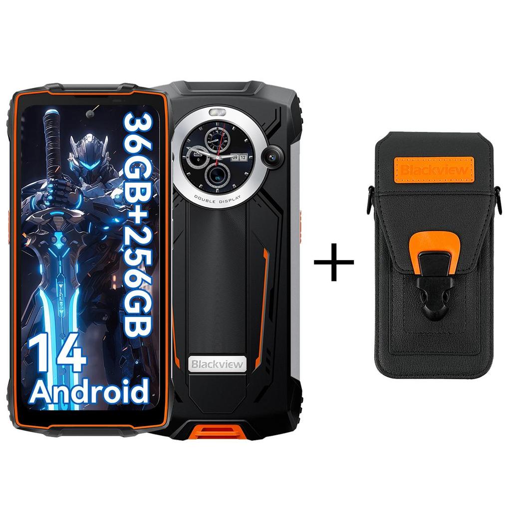 Blackview BV8200 Smartphone 36GB RAM 256GB ROM Android 14 Rugged Phone