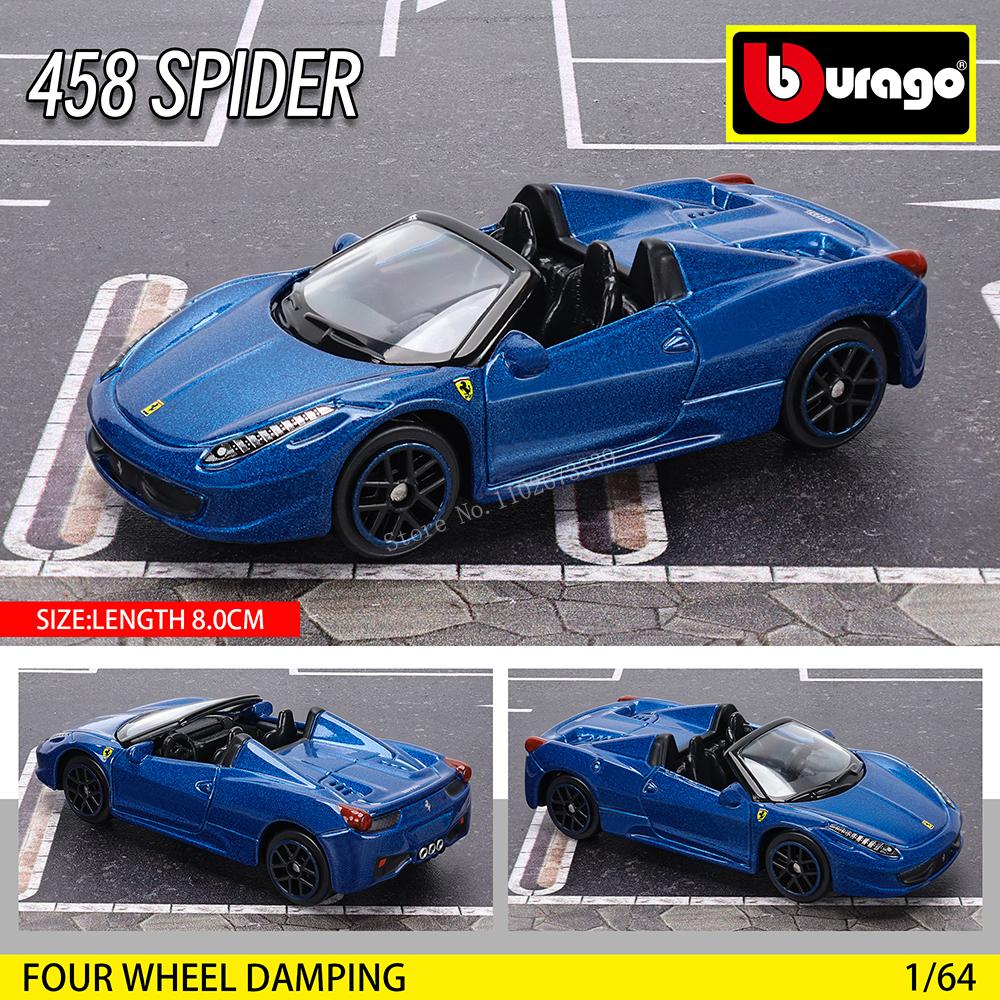 ABAQ1 Bburago 1:64 genuine Ferrari SF90 SP1 458 ENZO F40 F12TDF SF90 car model series children's Christmas boy gift toys