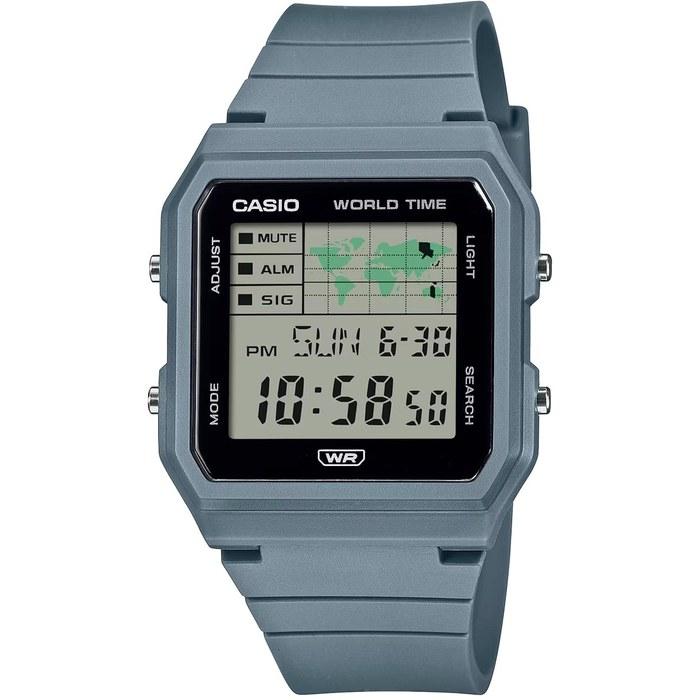 [Casio] World Time LF-30W-2A Digital Watch, Biomass Plastic Band, Blue Gray