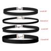 Nischen-Schwarzes Choker-Set 4 Stilvolle Halsketten Trendige Zarte Schlüsselbeinkette Halsschmuck Halskette Accessoires für Damen