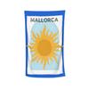 Mallorca Island Style Beach Towel Warm Gift Choice Soft Skin Friendly for Beach Vacation Fans Family Summer Travel