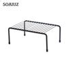 Multifunctional Iron Storage Rack Closet Shelf Drainage Rack for Dinner Plates Spice Jars Holder Kitchen Organizer