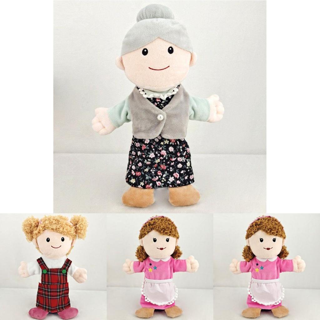 Cute Unicorn Family Hand Puppet Plush Doll Toy For Imaginative Play And Storytelling