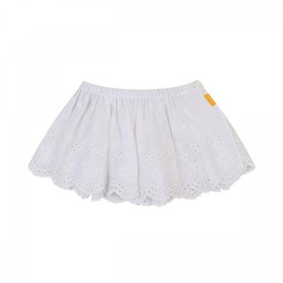 Kids Lace Layered Skirt Ivory Sa 2130