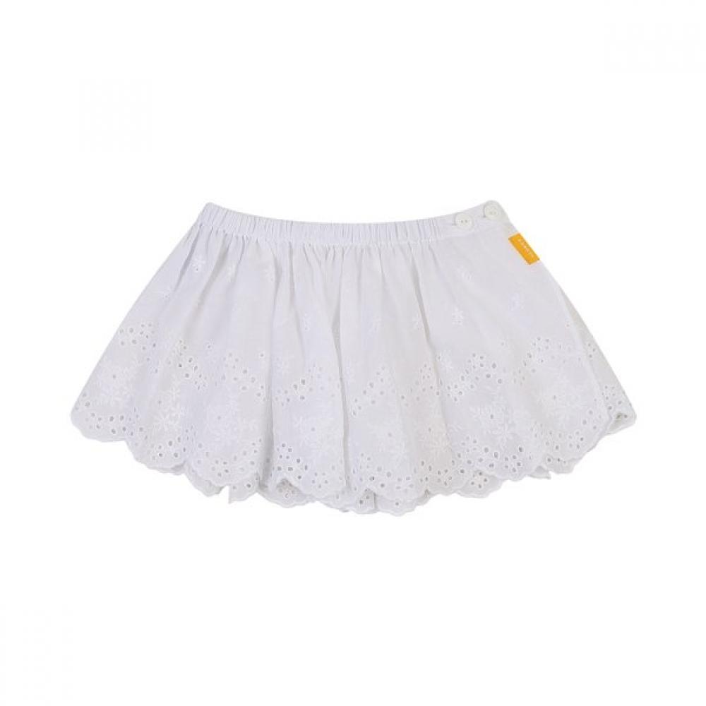 Kangol Kids Lace Layered Skirt Ivory Sa 2130 Ivory/OS