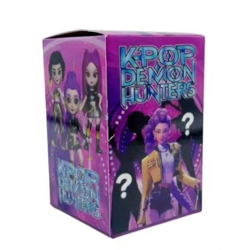9cm K-Pop Demon Hunters Anime Kpop Boy Group Cartoon Action Figures Blind Box Figurines Model Dolls Girls Xmas Gift
