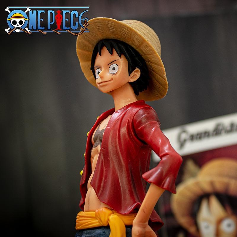Hot Toys Sign Jointly One Piece Anime Figure Confident Smiley Luffy Three Form Facechanging Doll Actionfigurinemodeltoyskits