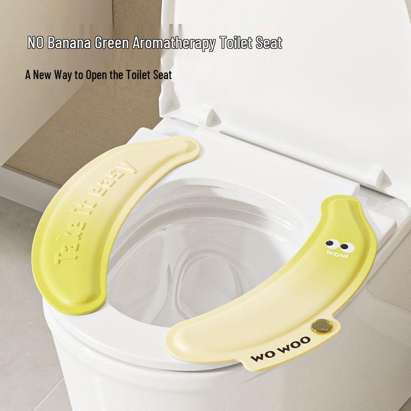 

Ароматизированный водонепроницаемый коврик на сиденье унитаза - Милый, Моющийся, Универсальный, Утолщенный, Для всех сезонов Pink and Black Pair